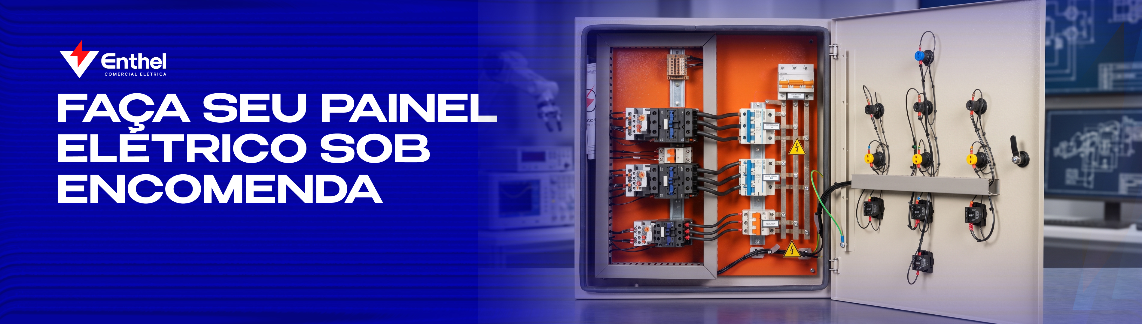 Faça seu painel elétrico sob encomenda